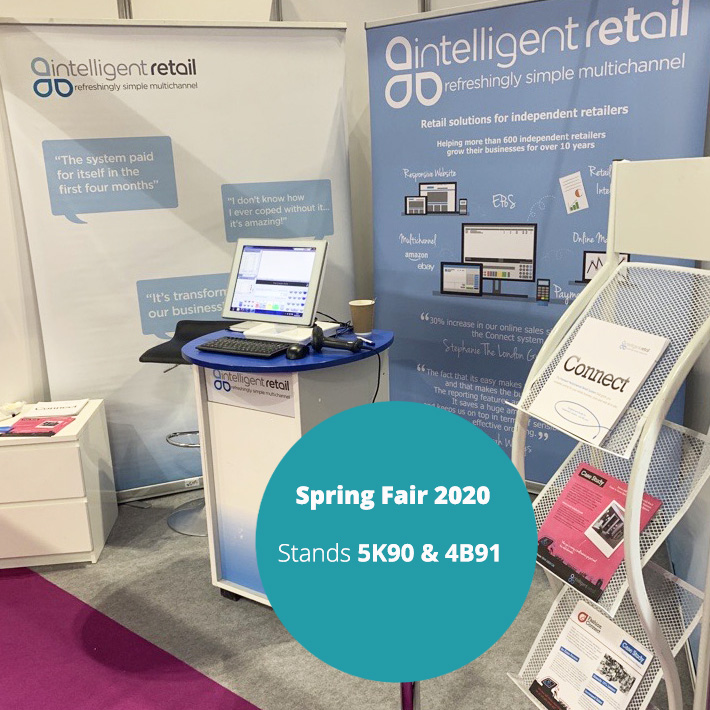 spring fair 2020 intelligent retail booth